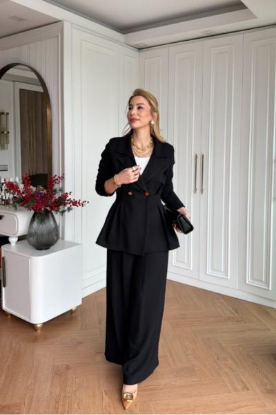 Çiçek Pantolonlu Takım