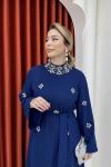 Beyza Elbise Lacivert