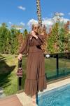 Fethiye Elbise Kahverengi