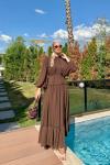 Fethiye Elbise Kahverengi