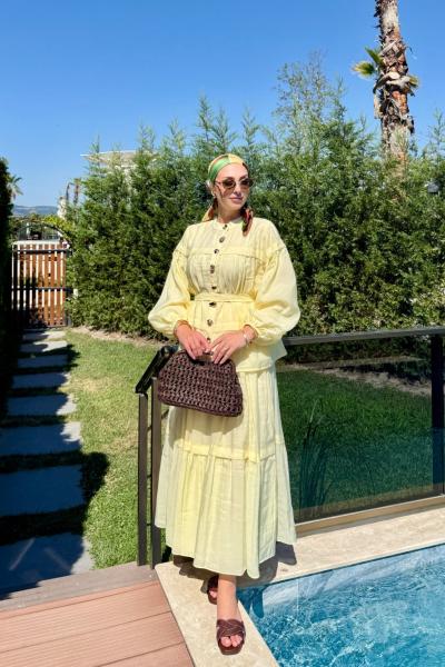 Nazlı Etekli Takım Sarı