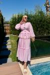 Nazlı Etekli Takım Pembe