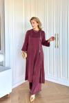 Ayşin Pantolonlu Takım Bordo