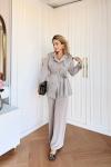 Melis Pantolonlu Takım Gri
