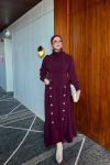 Nazan Elbise Bordo