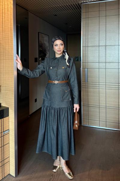 Açelya Elbise Siyah