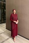 Atiye Elbise Bordo