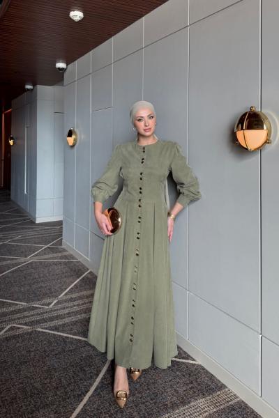 Sümbül Elbise Haki