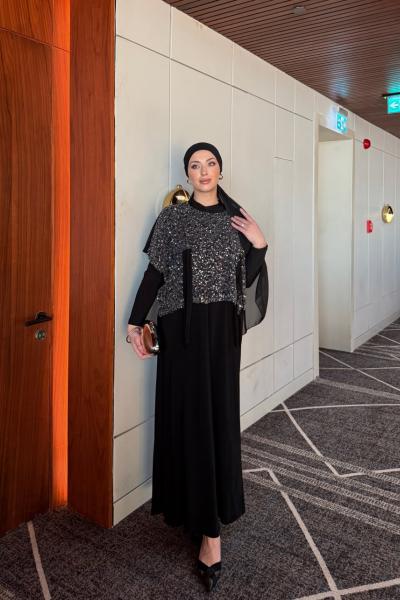 Fahriye Elbise Siyah