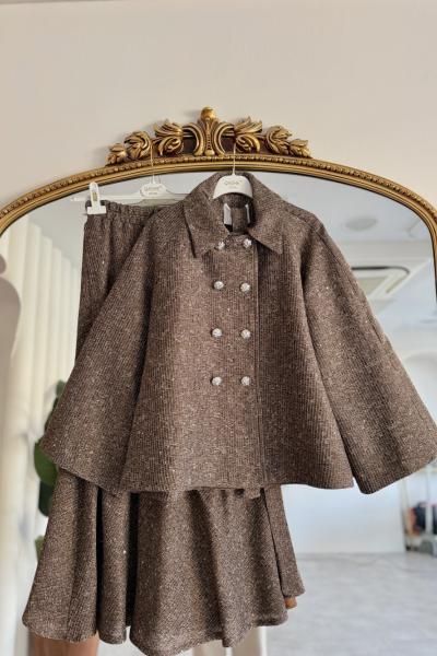 Göksel Etekli Takım Kahve