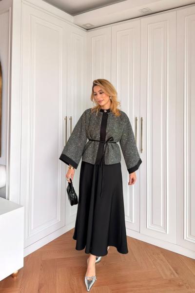 Selen Etekli Takım Antrasit