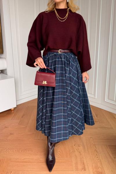 Sevilay Etek Lacivert