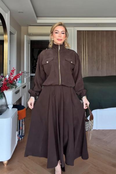 Sümeyra Etekli Takım Acı Kahve