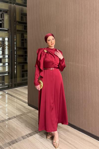 Aleyna Elbise Kırmızı