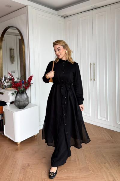 Yade Pantolon Takım Siyah