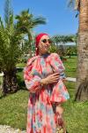 Bahar Elbise Kırmızı