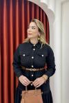 Ceren Elbise Siyah