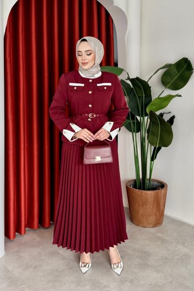 Filiz Takım Bordo