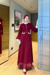 Firdevs Elbise Bordo