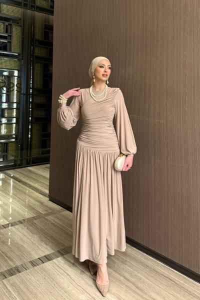 Gizem Elbise Bej