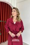 Lara Etekli Takım Bordo