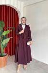 Müzeyyen Etekli Takım Mürdüm