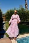 Nazlı Etekli Takım Pembe