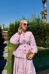Nazlı Etekli Takım Pembe