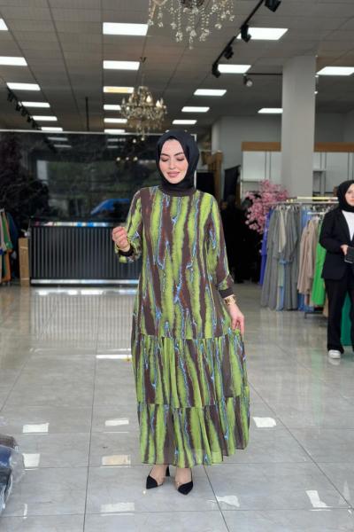 Dicle Elbise Fıstık Yeşili