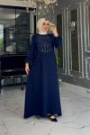 Mihriban Elbise Lacivert