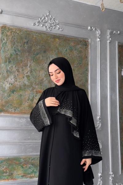 Azure Abaya-Siyah