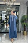 Hicret Elbise-Mavi