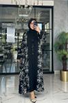 Karmen 2li Abaya-Siyah