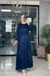 Mercan Elbise-Lacivert