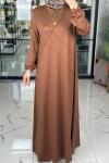 Mariye Elbise-Kahverengi