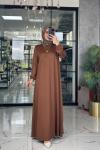 Mariye Elbise-Kahverengi