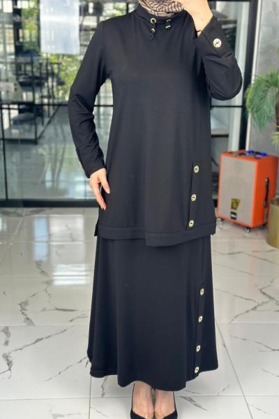 Nimet Etek Takım-Siyah