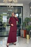 Nimet Etek Takım-Bordo