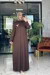 Aylin Elbise Kahverengi