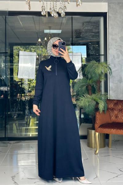 Aylin Elbise Lacivert