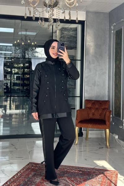 Sacide Takım Siyah