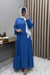 Cansel Elbise İndigo