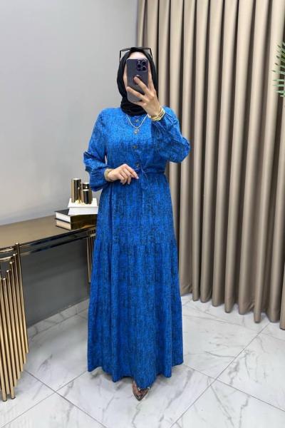 Ayça Elbise İndigo