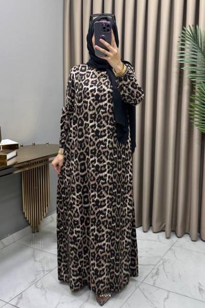Sıla Elbise Leopar