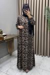 Sıla Elbise Leopar