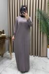 Asude Elbise Gri