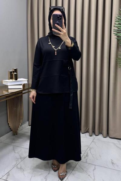 Belis Etekli Takım Siyah