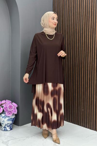 Sude Etekli Takım - Kahve