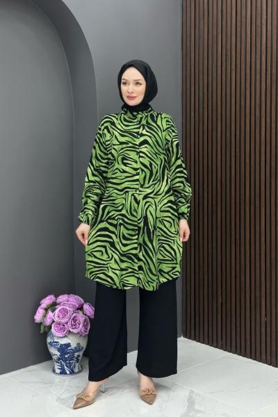 Dalga Desen Takım- Yeşil