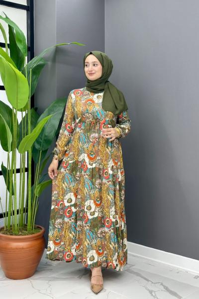 Gökçe Yazlık Elbise- Orange